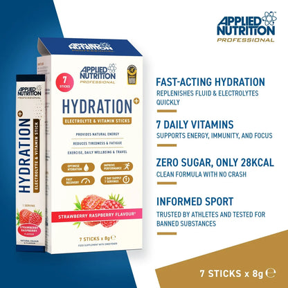 AN Hydration + Electrolyte & Vitamin Powder Stick Packs - 7 x 8g