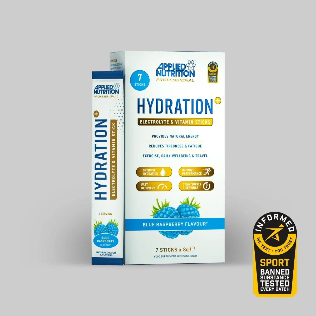 AN Hydration + Electrolyte & Vitamin Powder Stick Packs - 7 x 8g