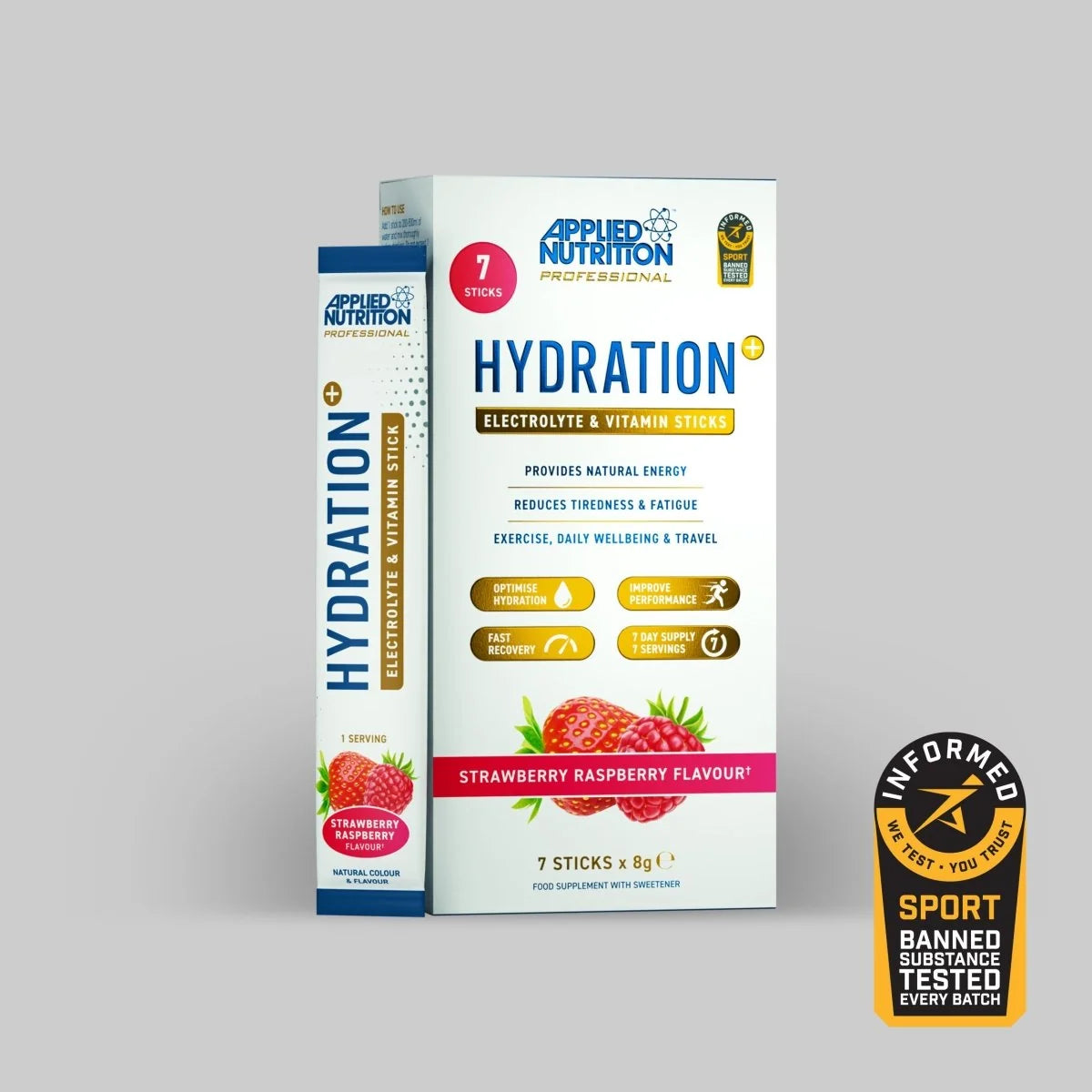 AN Hydration + Electrolyte & Vitamin Powder Stick Packs - 7 x 8g